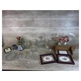 Various Glassware Decor