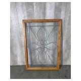 Textured Decorative Glass Wall Hanging