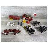 Cast Iron Collection Including Coca Cola Wagon
