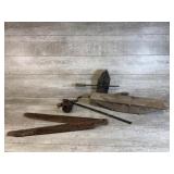 Antique Balance Scale, Clamp, Trough