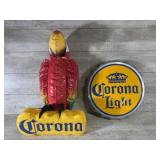 Corona Blow Up Parrot, Sign
