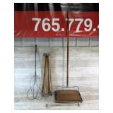 Vintage Rug Beater, Towel Rack, Clothes Dry Rack