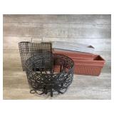 Animal Trap, Hanging Basket Planters, Planters