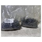 2 bags of 300 per bag 10x2 1/2 deck screws black