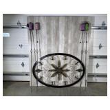 Metal Tiki Torches, Metal Wall Art