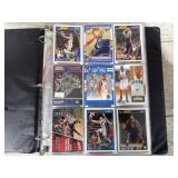 Binder of Basketball Cards