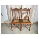 Vintage Wooden Chairs (2)