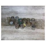 Vintage Jars with Glass Lids