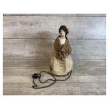 Vintage Flapper Doll Lamp