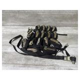 Flat of ratchet straps