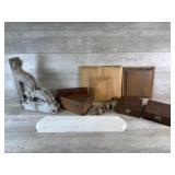 Victorian wood corbel, Oak Panels, Wood boxes,