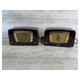 (2) Vintage Silvertone Radio