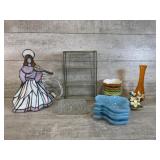 Decorative Glass Pieces, Lamp