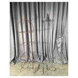 Metal Trellis, Shepherds Hook, Decorative Exterior