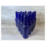 24 blue Bottles