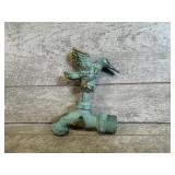 Brass Hummingbird Hose Bib