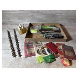 Assorted Drill Bits and Oil