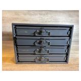 Durham Slide Rack Tool Box With Contents