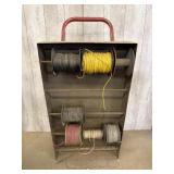 Wire Reel Stand on Dolly