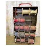 Wire Reel Stand on Dollly