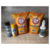 Two Bags Baking Soda, Air Sanitizer, Spray Paint