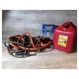 Gasoline Can, Gas Detector, Jumper Cables