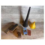 Machine cut steel letters and number