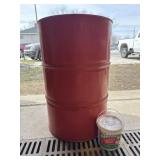 Empty Oil Drum, Tire And Tube Mounting Compound