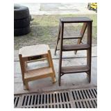 Wooden Ladder, Step Stool