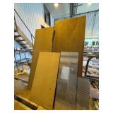 Diamond Plate Steel, Pegboard, Door