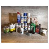 Spray Paint, PVC Cement, Misc Fluids