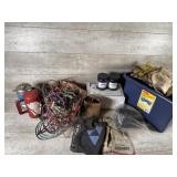 Tote full of gloves and miscellaneous