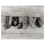 Hitch tongue coupler, hitch