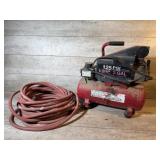 Craftsman 125 PSI 3 Gal Air Compressor, Hose