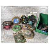 Trimming lines, brush cutter blades