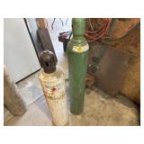 Acetylene And Oxygen Tanks