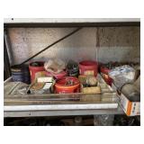 1-Shelf Full Of Bolts, Washers, Nuts, More