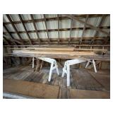 Lumber, 2 Saw Horses