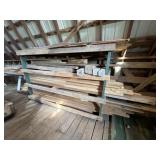 Various Lumber On Shelves