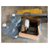 Head Rest, Water Containers, And More