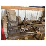 Vintage metal lathe and accessories