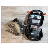 Craftsman Circular Saw and Black & Decker sander