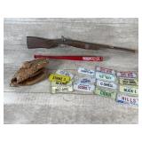 Play Gun, Collectible Mini License Plates, Ball