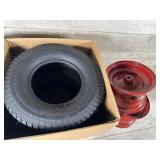 Wheel horse tires and rims