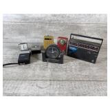Old Small Radios And Clocks