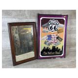 Painted Glass And Mirror