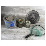 Minnow bucket fishing nets