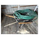 Wheelbarrow and Garden Hose
