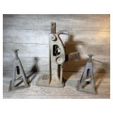 A17 Simplex Railroad Jack, Reese Stabilizer Jacks