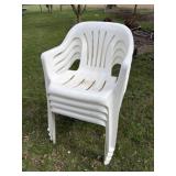 4 Plastic Chairs